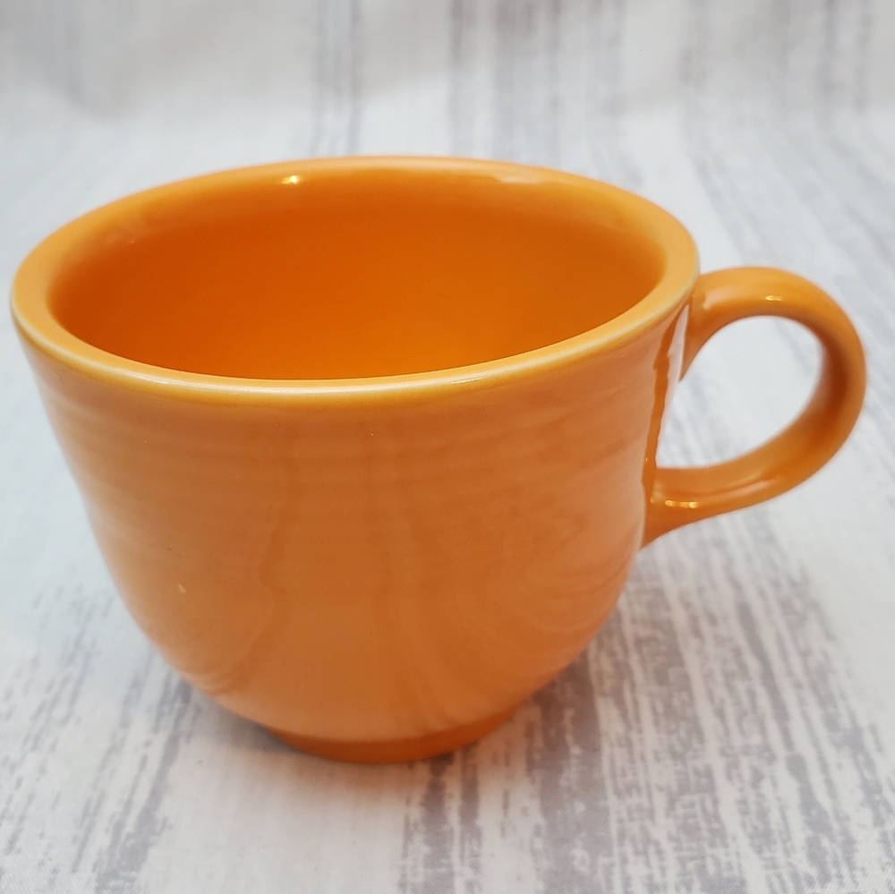 Vintage Fiesta Cup -  Tangerine Orange Coffee or Tea Cup  ☕️